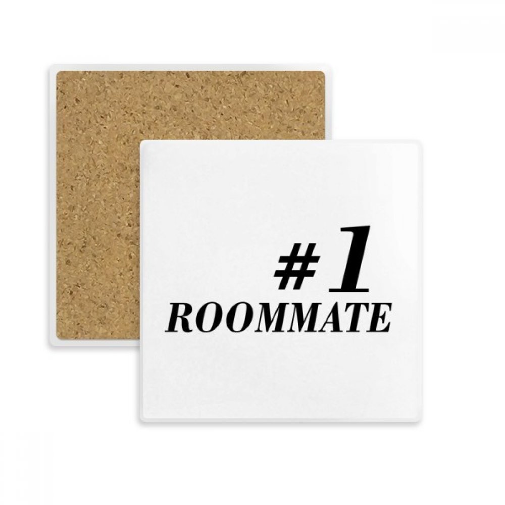 Dessous de verre carré RoomMate : cadeau de remise de diplôme absorbant en pierre