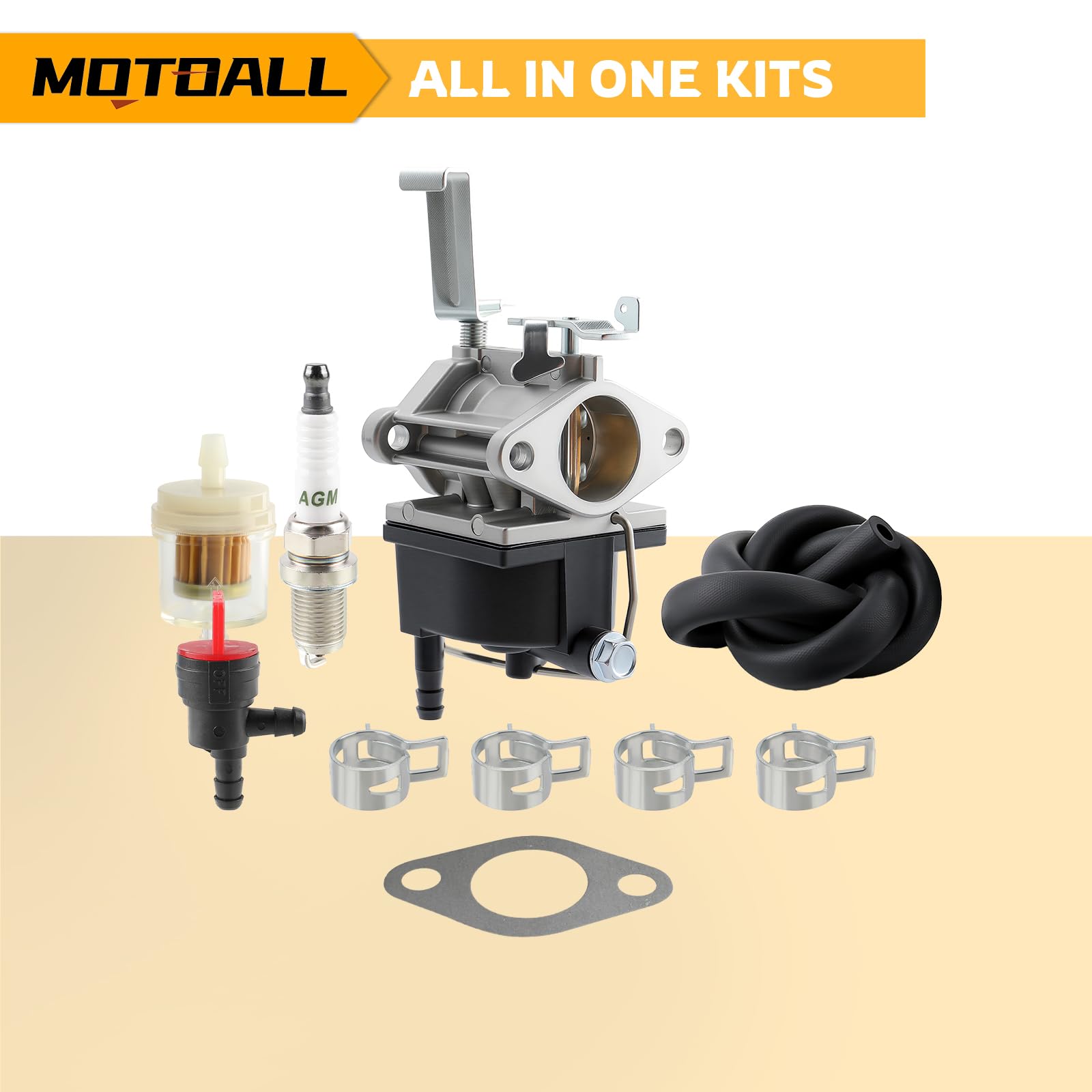 MOTOALL Carburador con junta de repuesto para motor Tecumseh específico OV691EA TVT691 640221 5156