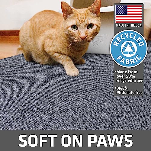 Drymate Cat Litter Trapping Mat, 20 x 28-Inch, Grey - Image 4