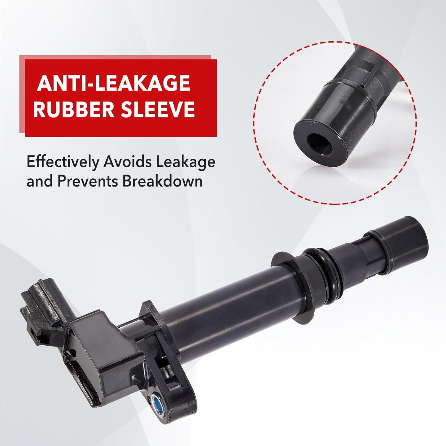 Pindex UF270 Ignition Coil Pack and Spark Plugs Coil Pack Kits Compatible with 2000-2007 Dodge Durango Ram 1500 Dakota Jeep Grand Cherokee 4.7 V8