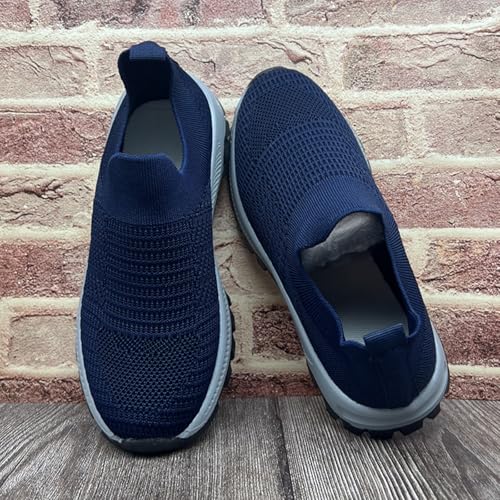 Women's Slip On Sneakers - Lightweight Comfortable Athletic Walking Shoes for Casual Gym Workout Running4