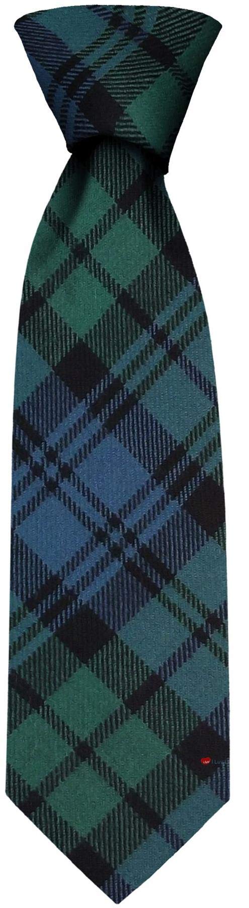 I LUV LTD Gents Neck Tie Campbell Ancient Tartan Lightweight Scottish Clan Tie