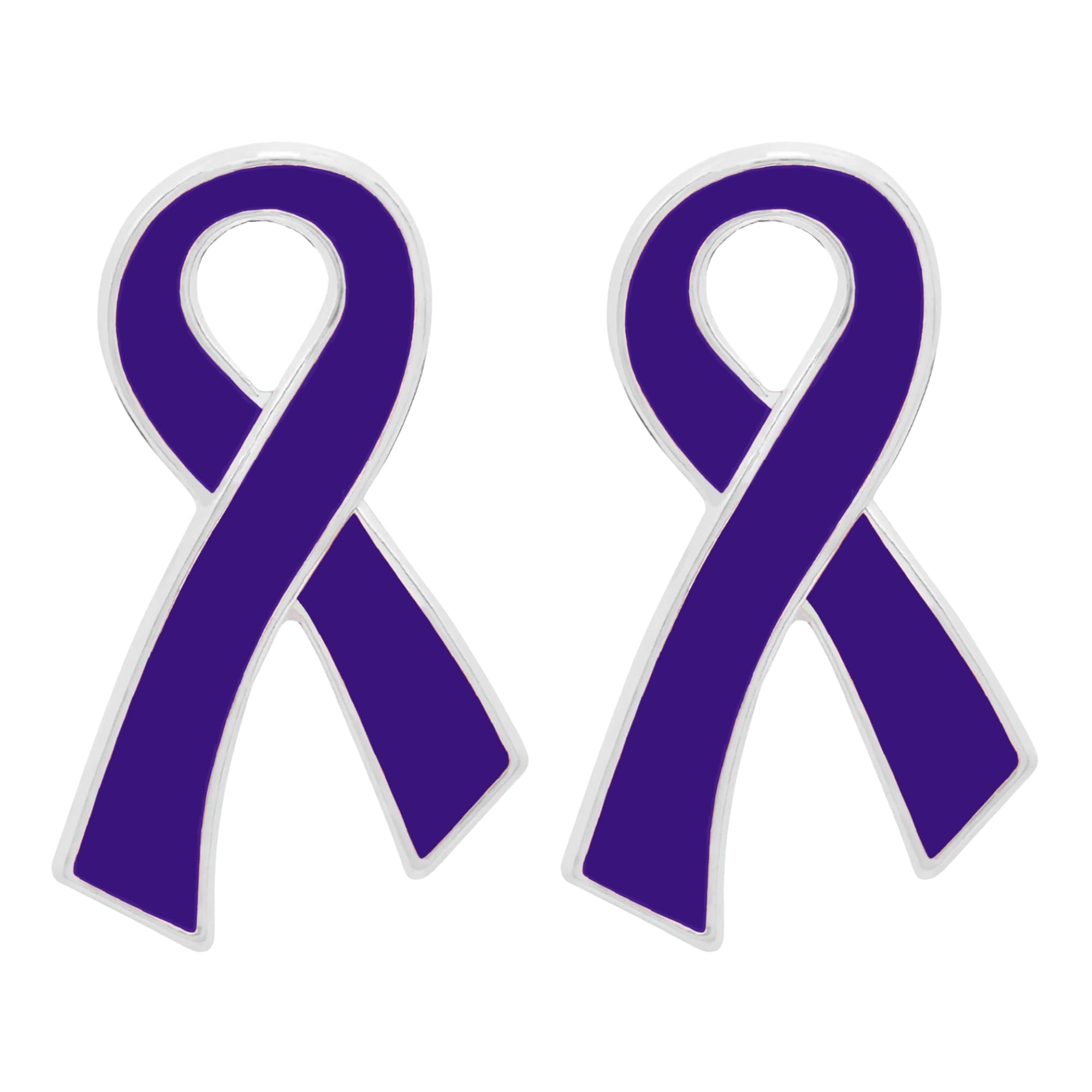 Ribbon Pins 1/5/25/100 for Cancer &amp; Disease Awareness - Various Causes - Bulk Quantities Available for Support Groups and Fundraising