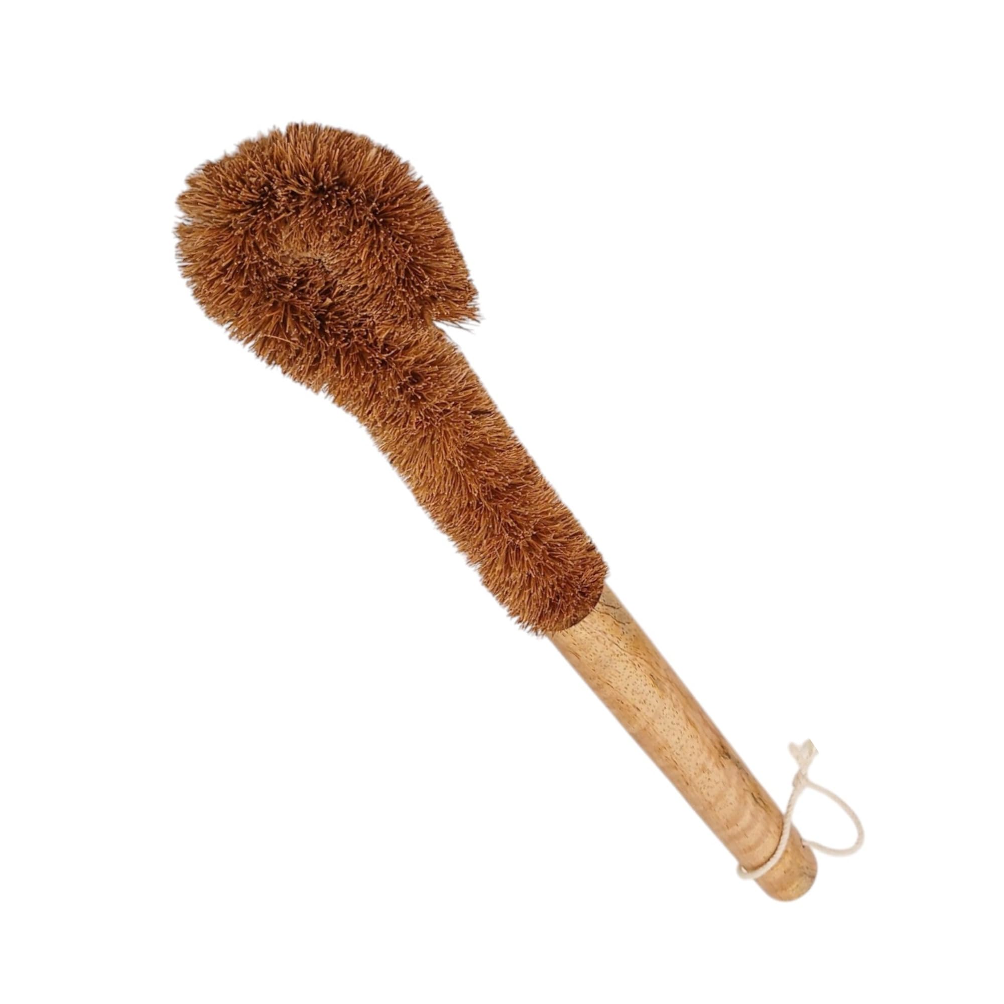 ANTIQUE AYURVEDA Eco-Conscious Coir Bottle Brush Coconut Fiber for Effective, Gentle, and Sustainable Cleaning (Brown)-image-31