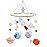 Baby Crib Mobile for Boys Girls | Felt Space Nursery Mobile Wooden Mobile for Crib | Astronaut Space Theme Nursery Bed Decoration Baby Mobile for Crib | Gift for Newborn Nursery Decor