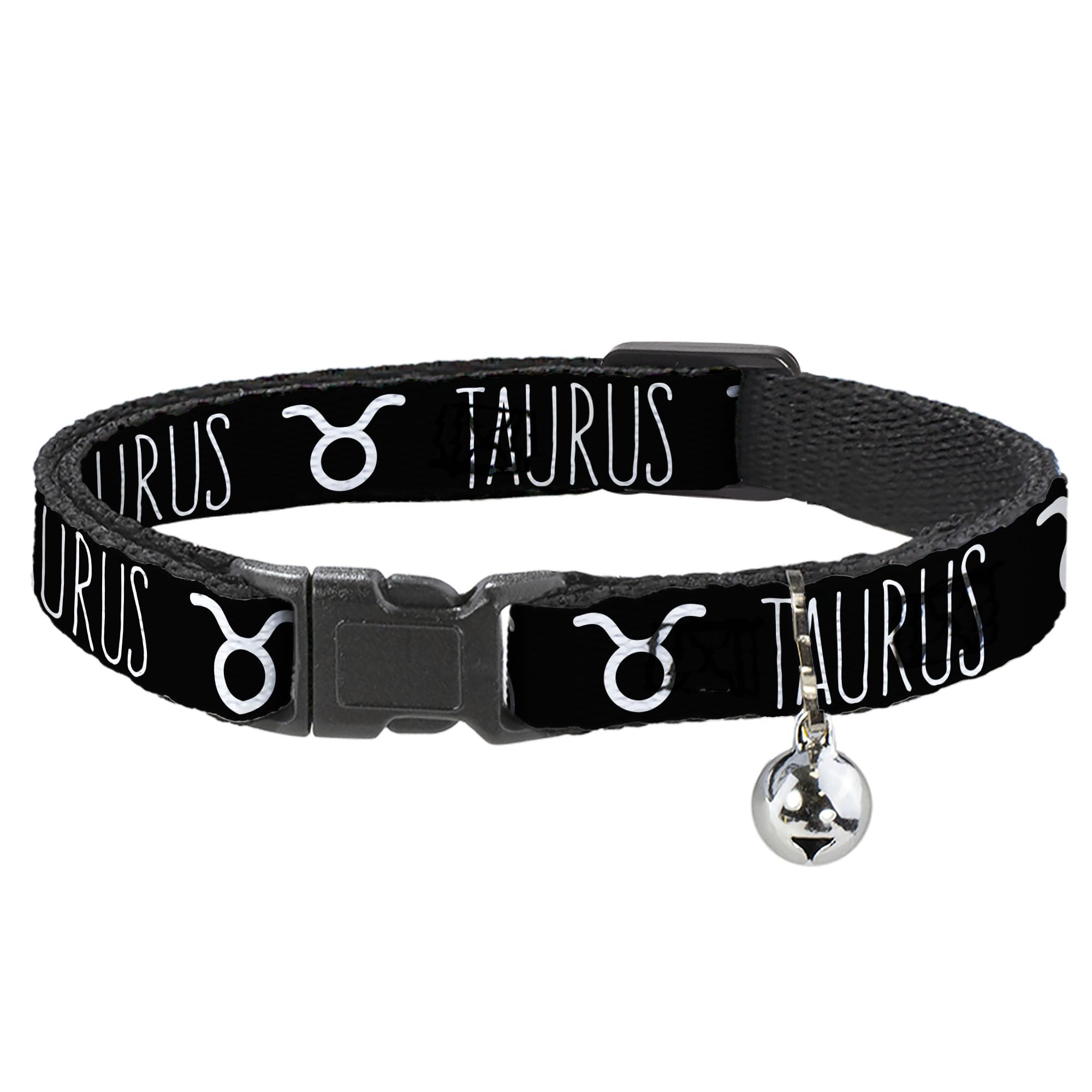 Collar para Gato Breakaway de Nailon Ajustable Zodiac Taurus Mediano