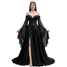 Gothic Wedding Dress for Bride Off Shoulder Sweetheart Lace Bridal Gowns
