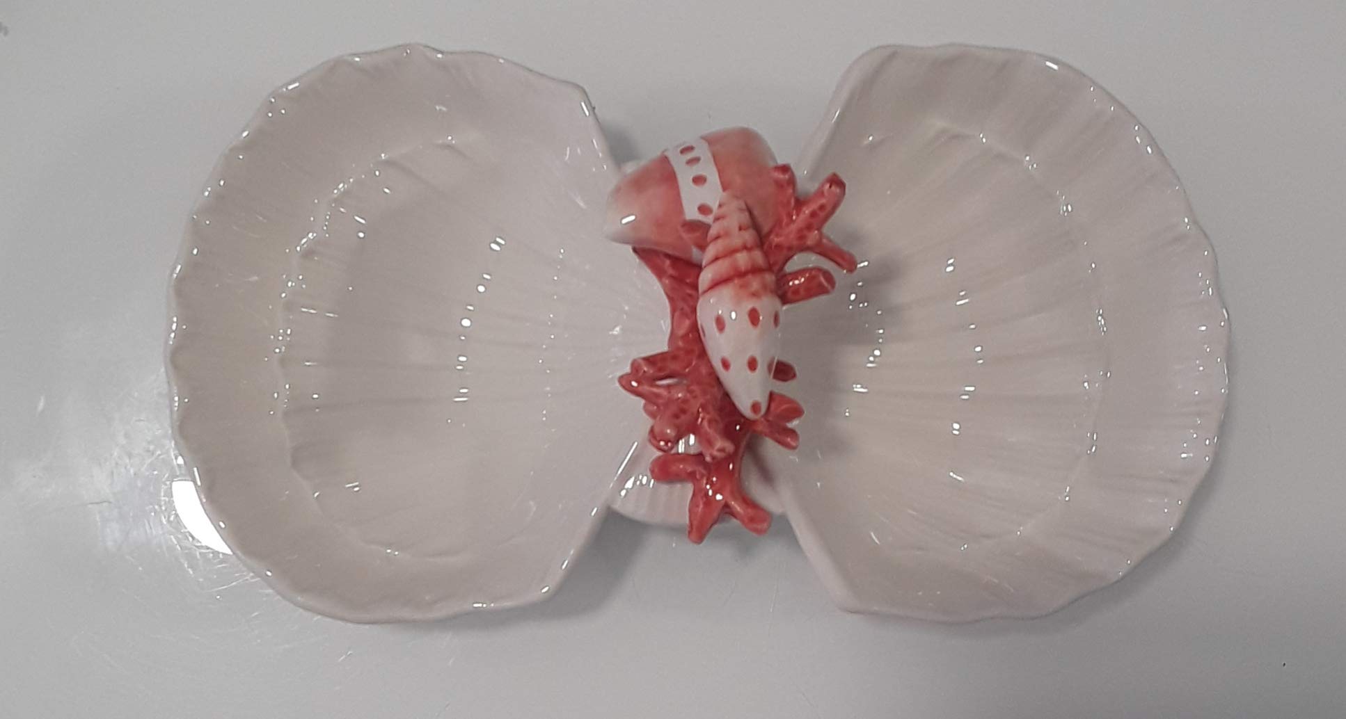 Contacto Ciotola A Conchiglia In Ceramica Bianca - Ignifuga E Adatta Al Forno