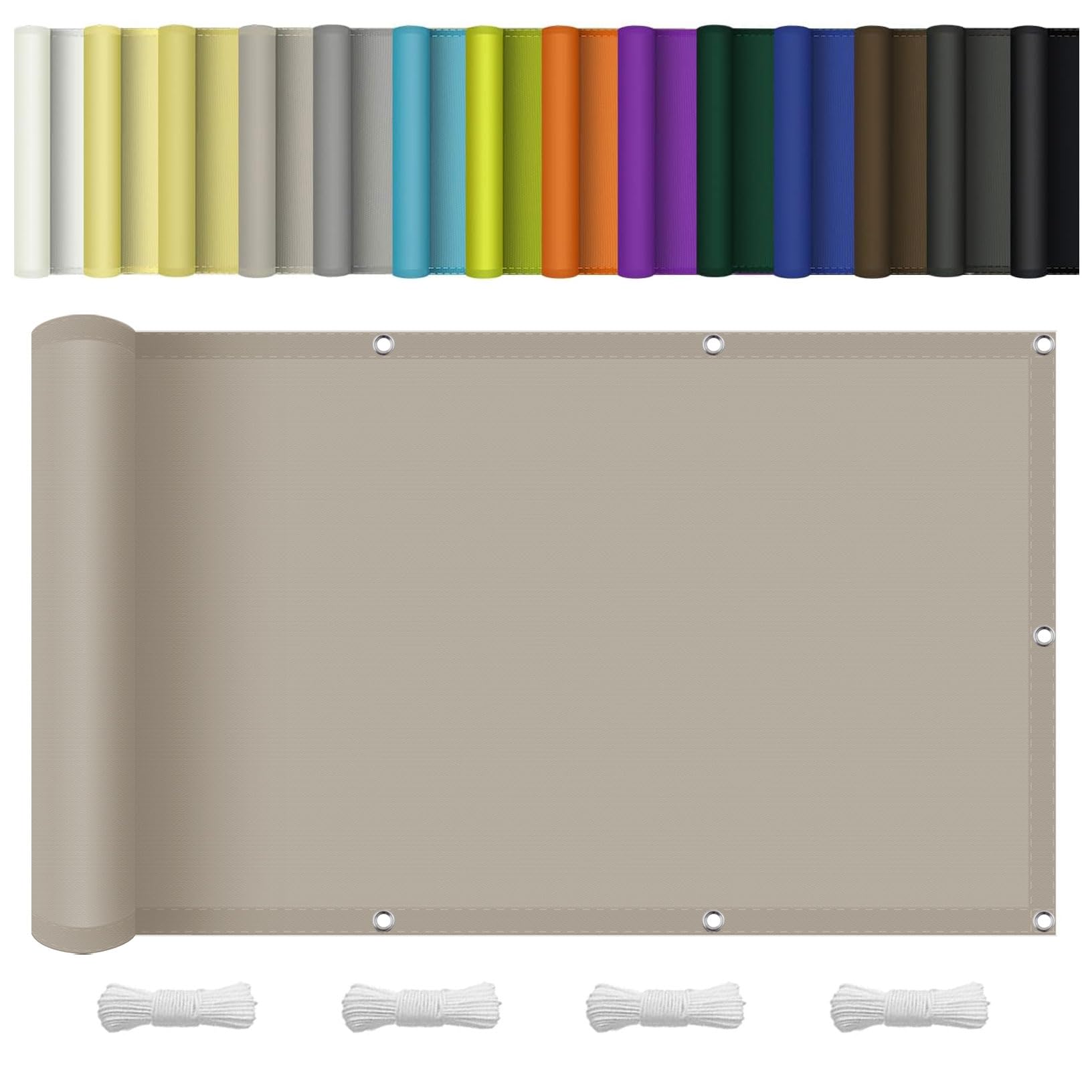 Voile d'ombrage imperméable 400x500 anti-UV pour abriter la terrasse de la pluie et de la chaleur