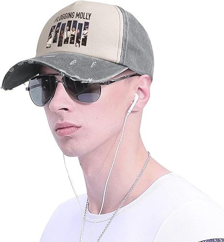 Miniatura 7 de Mans - Gorra de béisbol para mujer, estilo vintage, lavada, desgastada, para festival de música