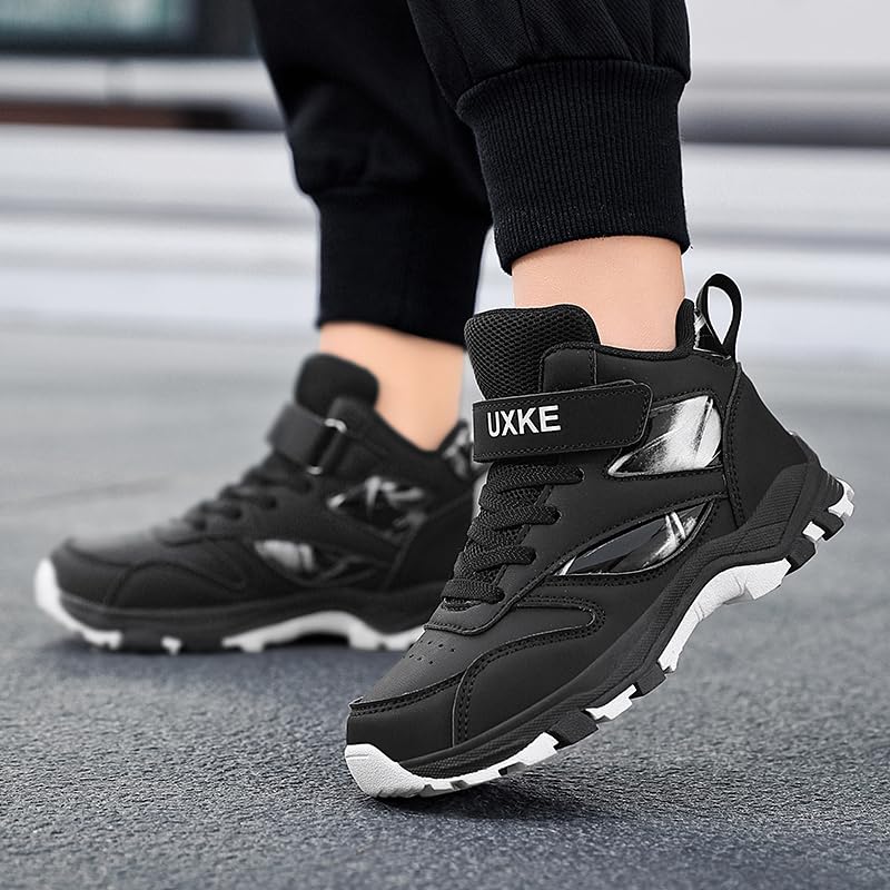 Girls Boys Basketball Shoes Kids Fashion Breathable Comfortable Sneakers Non Slip Leather Outdoor Sport Shoe4