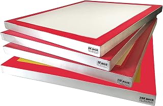 Dry Sift Screen Set, Polyester mesh Screen, Micron Equiv 250 165 149 75 (4pack) (25 x 36 Inch)