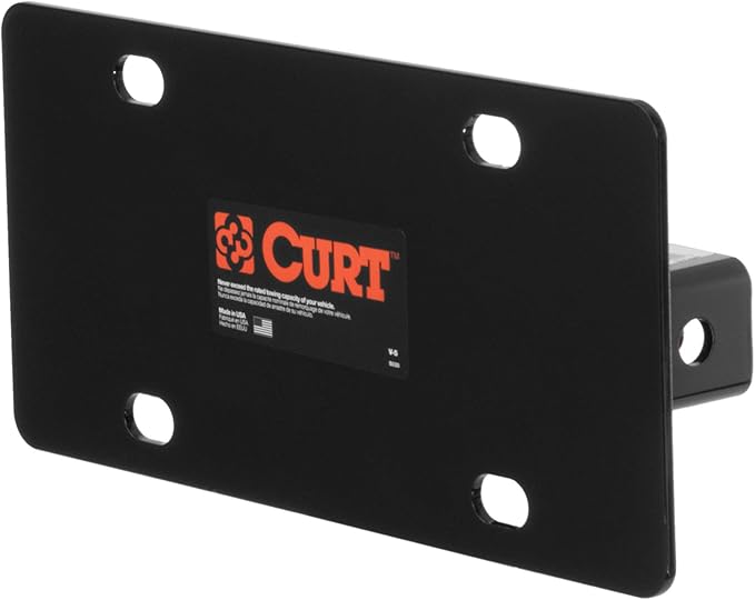 CURT 31002 Trailer Hitch License Plate Holder Bracket for 2