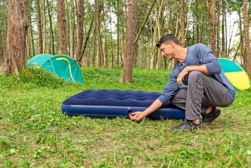 Bestway Doppelluftbett mit externer Handpumpe 203 x 152 x 22 cm