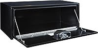Vista 2 de Buyers Products 1703305 Caja de Herramientas de Acero Negro para Debajo de la Carrocería del Camión – 14 x 16 x 36 Pulgadas Caja de Trabajo