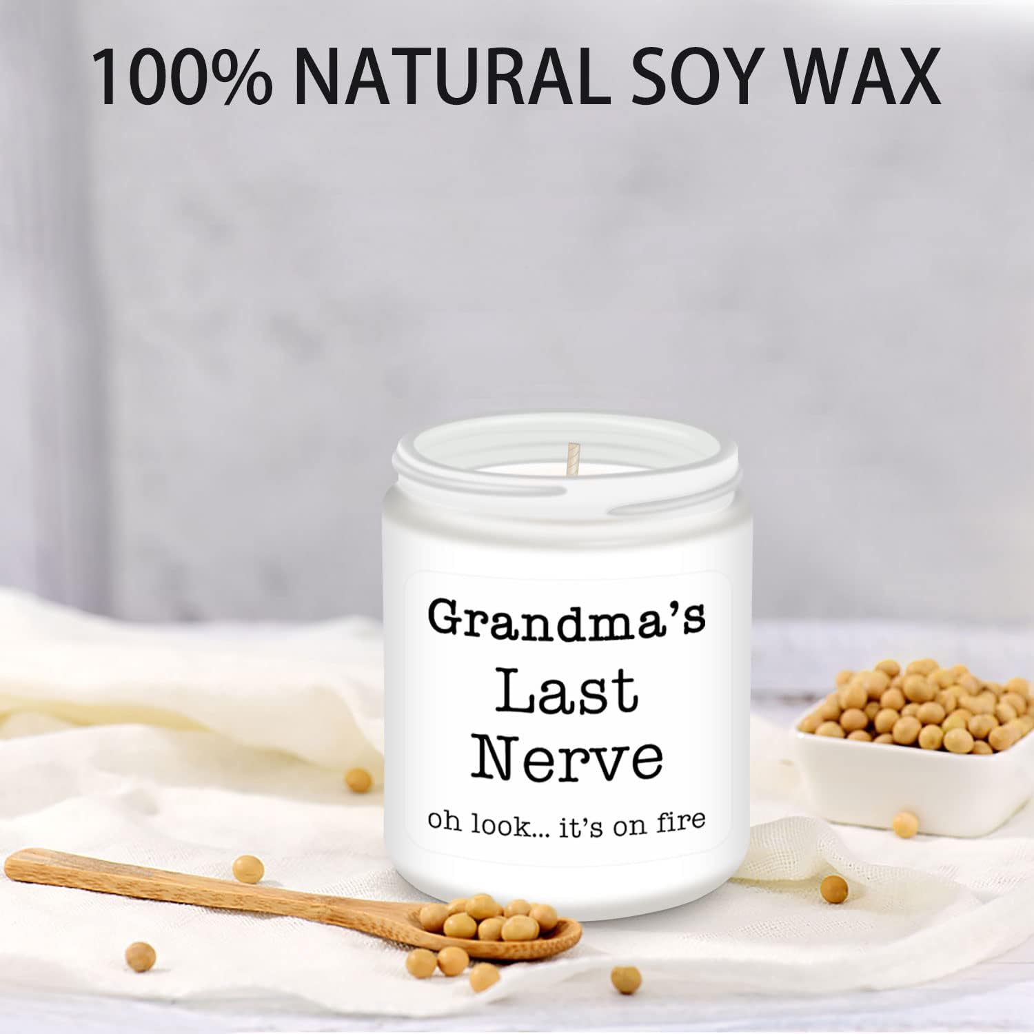 Homsolver Gifts for Grandma from Grandkids, Funny Grandma Gifts, Best Grandma Christmas Gifts, Thanksgiving Retirement Gift, Birthday Gifts for Grandma, Perfect Lavender Scented Candles image 4