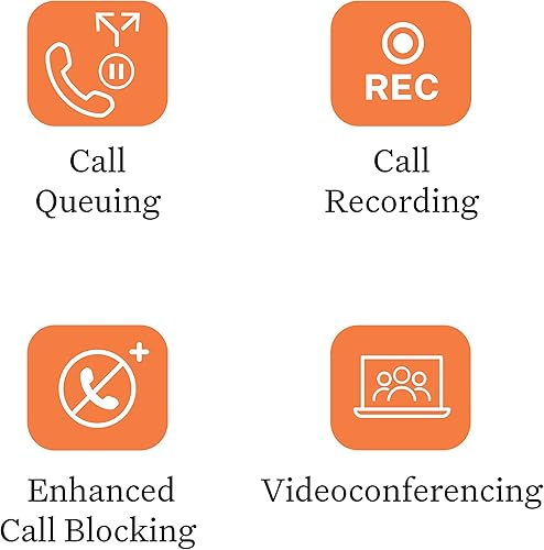Miniatura 4 de Ooma Office 2602 Business IP - Teléfono de escritorio IP. Funciona solo con el servicio de telefonía VoIP basado en la nube de Ooma Office con
