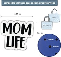 Vista 5 de Dijes para bolsa para Accesorios Bogg Bag, Dije de decoración para modelos originales de Bogg Bag, bolsa de playa de goma (MOMLIFE)