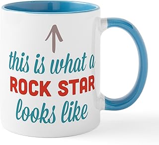 CafePress Rock Star Looks Like Mug 11 oz (325 ml) Ceramic Coffee Mug