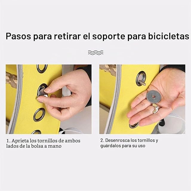 Foto 3 de 7 de BICBLL Jaula de Viaje de Aves, Parrot Parrot Pájaro Pájaro Bolsa de Viaje Mochila Espacio Cápsula…