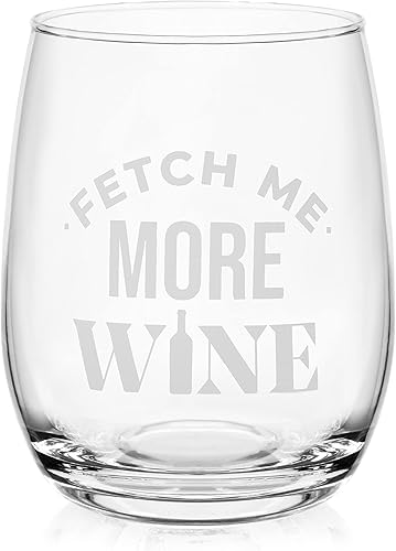 Miniatura 3 de Paquete de 2 copas de vino lindas - Regalo perfecto para amantes de los perros