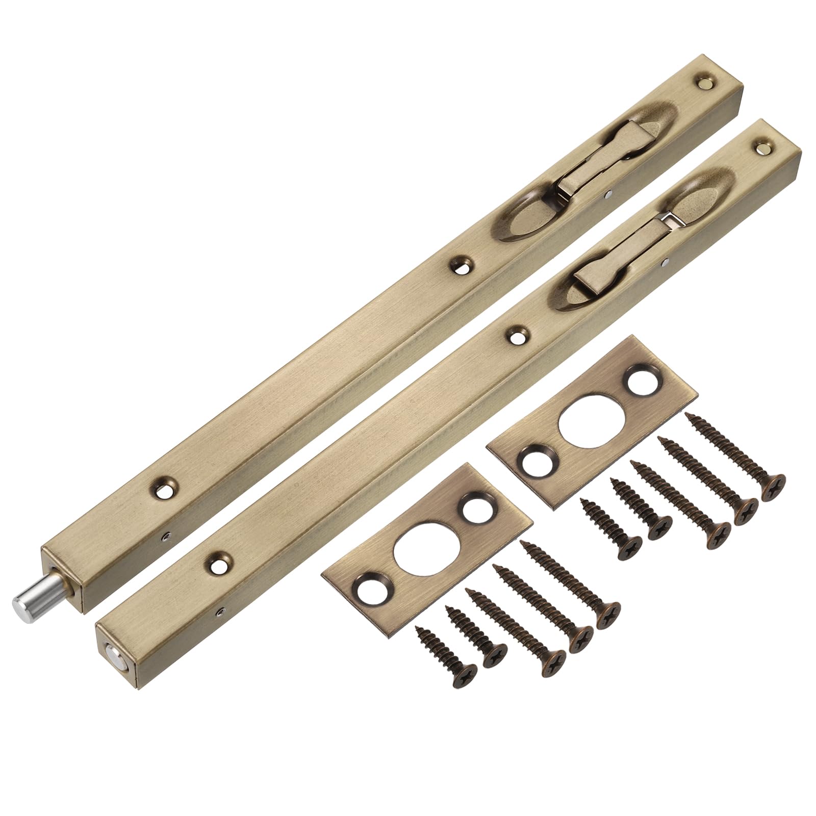 Loquet coulissant en acier inoxydable haute résistance bronze pour porte