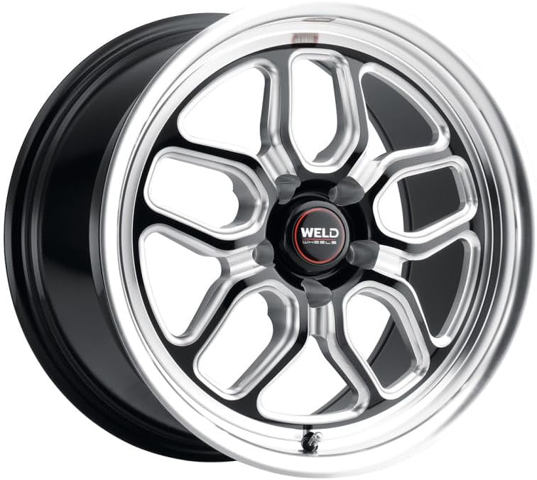 Weld - S107 17X11 Laguna 5X127 ET-44 BS4.25 Gloss Black MIL Dia 78.1 (S10771173425)