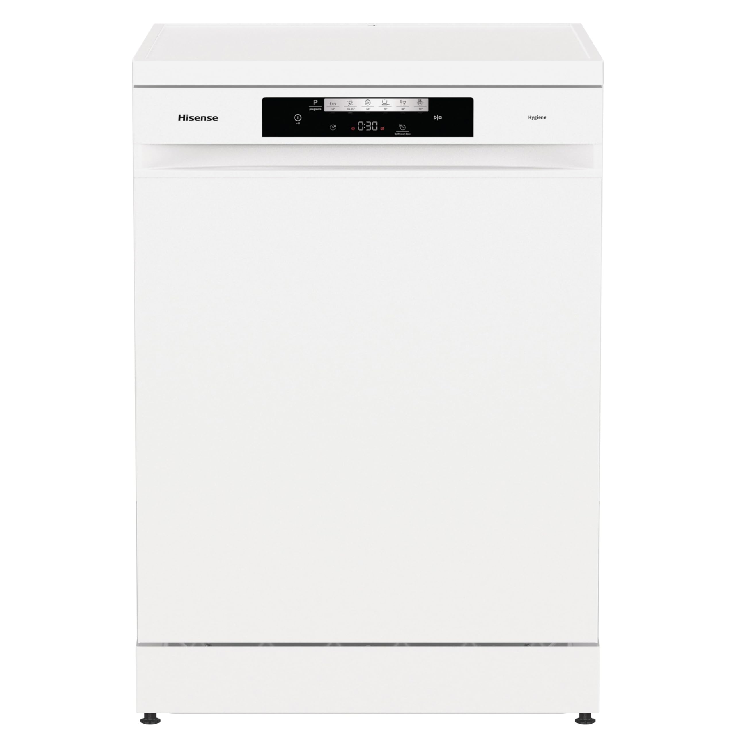Hisense14 Place Settings Freestanding Standard Dishwasher, White - D Rated, HS642D90WUK, 597 x 599 x 845 mm (L x W x H)