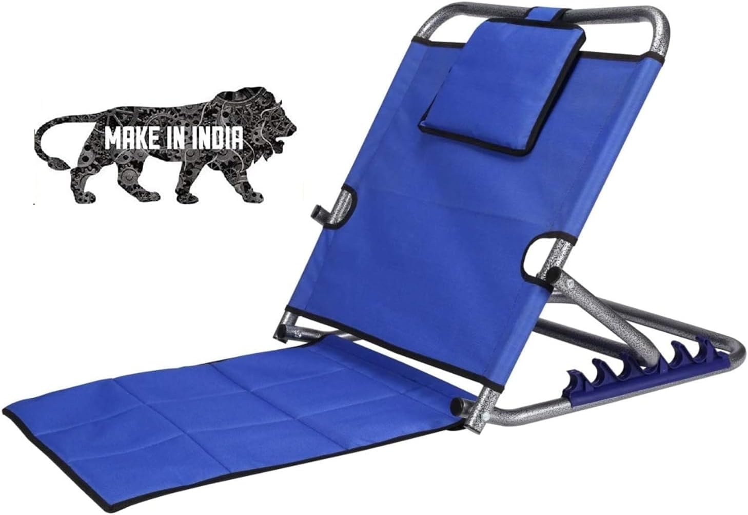 Medical Back Rest Support, Memory Foam, Blue, Single Pack