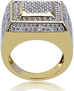 Pt900 men's ordermaid SimpleRing 12g＃17 Pt900 Platinum Mens Wedding Ring, Single Diamond 0.2ct