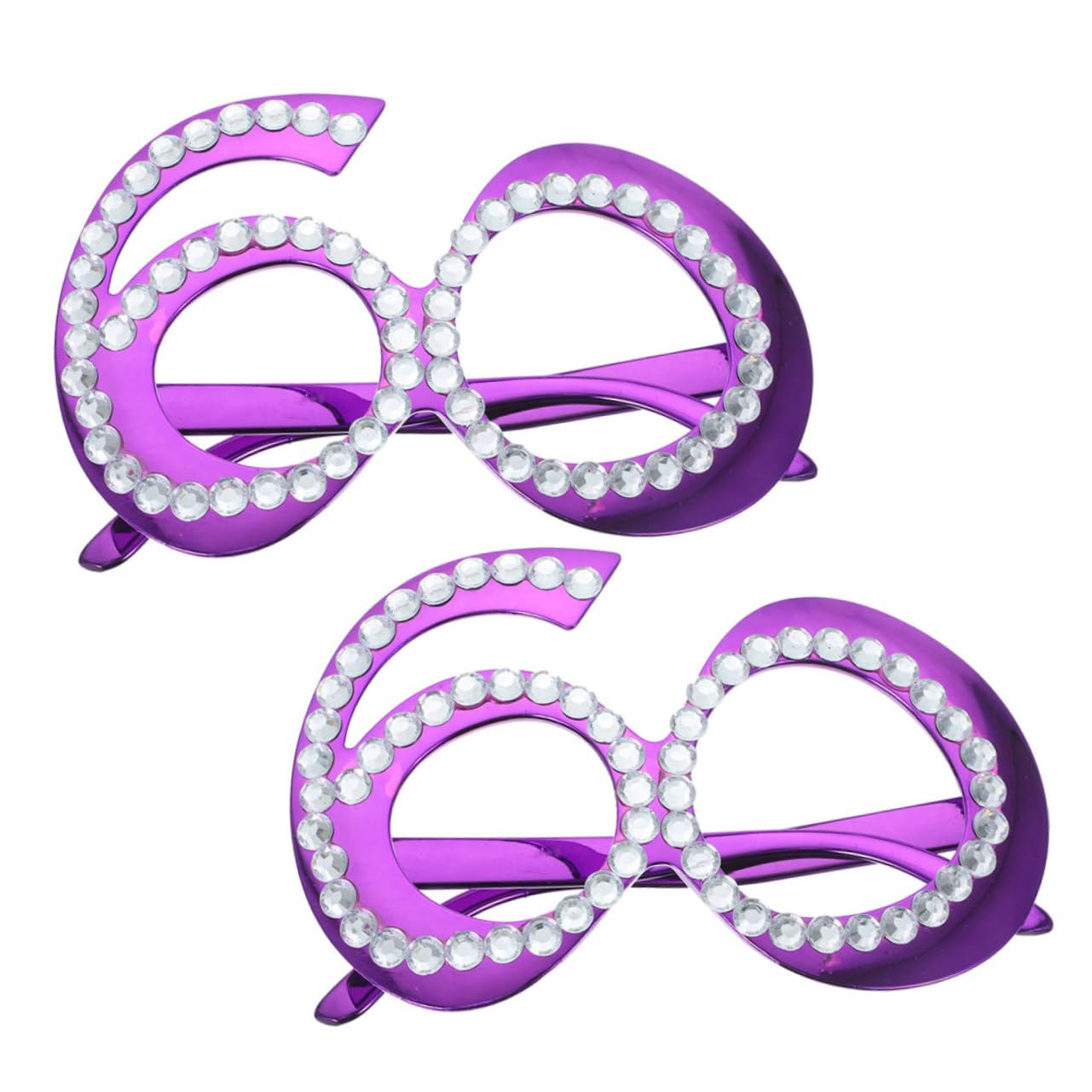 Cabilock 4 Set Di Occhiali Per Feste Di Compleanno Accessori Unici Per Cabine Fotografiche Occhiali Da Compleanno Occhiali Da Mascherata Forniture Per Feste Di Carnevale 2 Pezzi * 4
