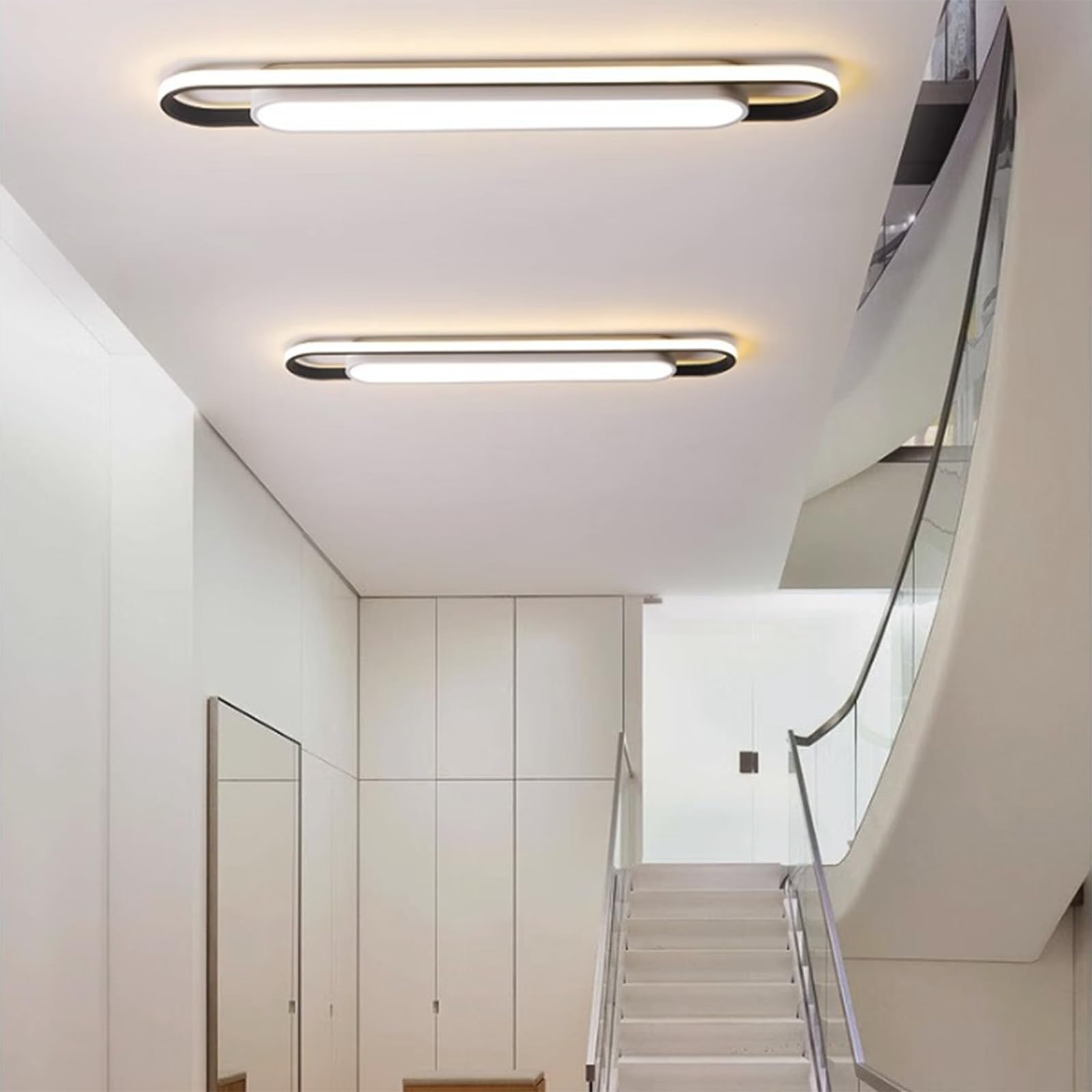Liniowy Dioda LED światło Sufitowe Nowoczesne Kreatywne Lampa Sufitowa