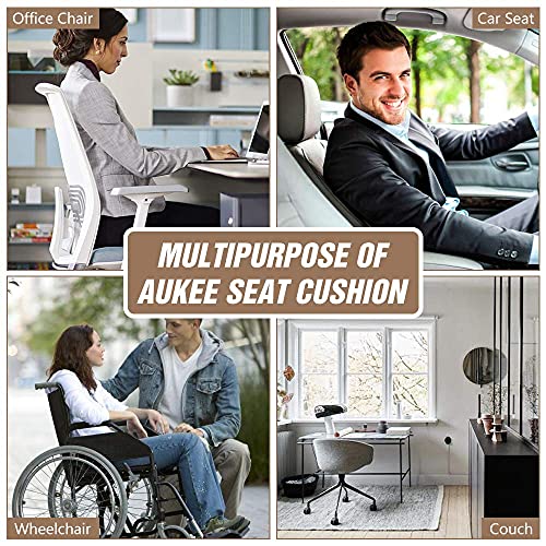 Myfamirea Car Seat Cushion Pad Comfort Seat Protector For Car Driver Seat Office Chair Home Use Memory Foam Seat Cushion With Non Slip Bottom (Black) #TOP6