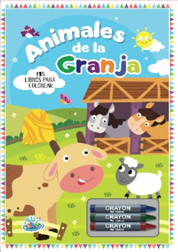 Animales De La Granja - Mis Libros Para Colorear