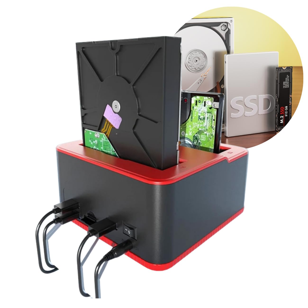 Leitor Hd Externo Dock Station Ssd Sata Usb 3.0 Pc Notebook