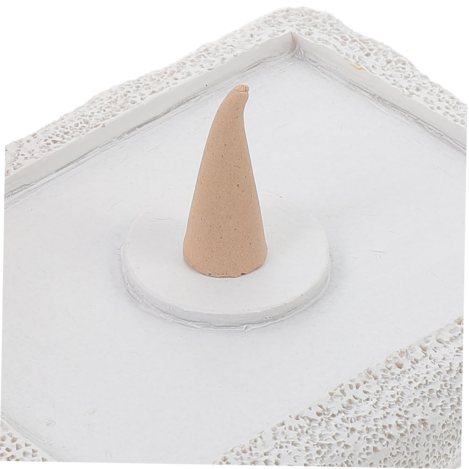Porta Coni Incenso Forma di Casa di Pan Speziato in Resina Bruciatore di Incenso per Coni Natalizi da Tavolo Decorazione per Soggiorno e Camera da Letto