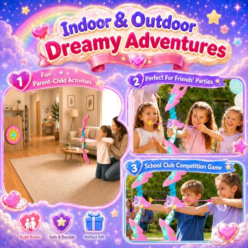Unicorn Bow and Arrow for Kids DROPS TO - image 7