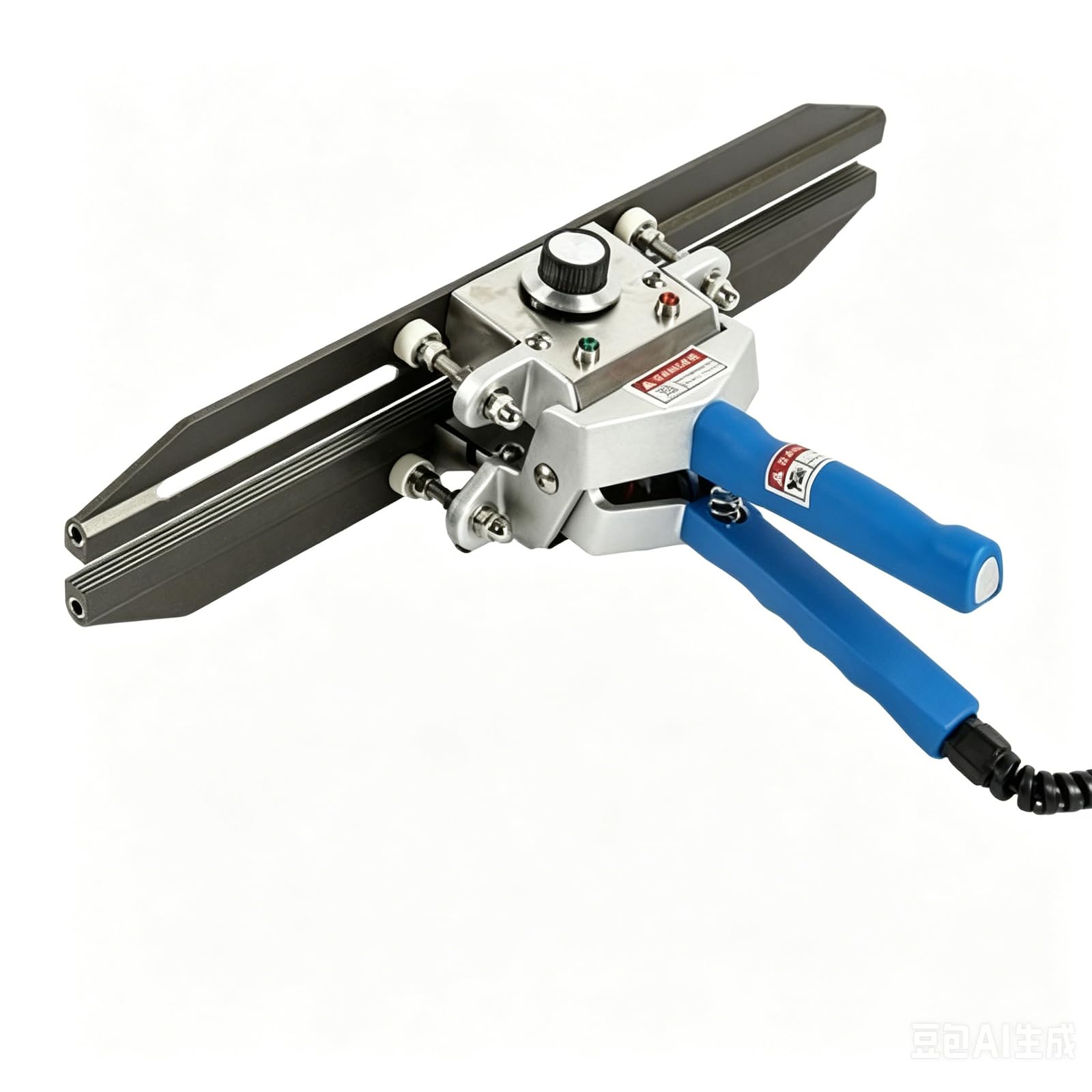 Sellador térmico de mano, máquina de sellado por impulsos de temperatura ajustable para bolsas de papel de aluminio y Mylar, diseño de doble cara, sellador de crimpado portátil de 50 cm
