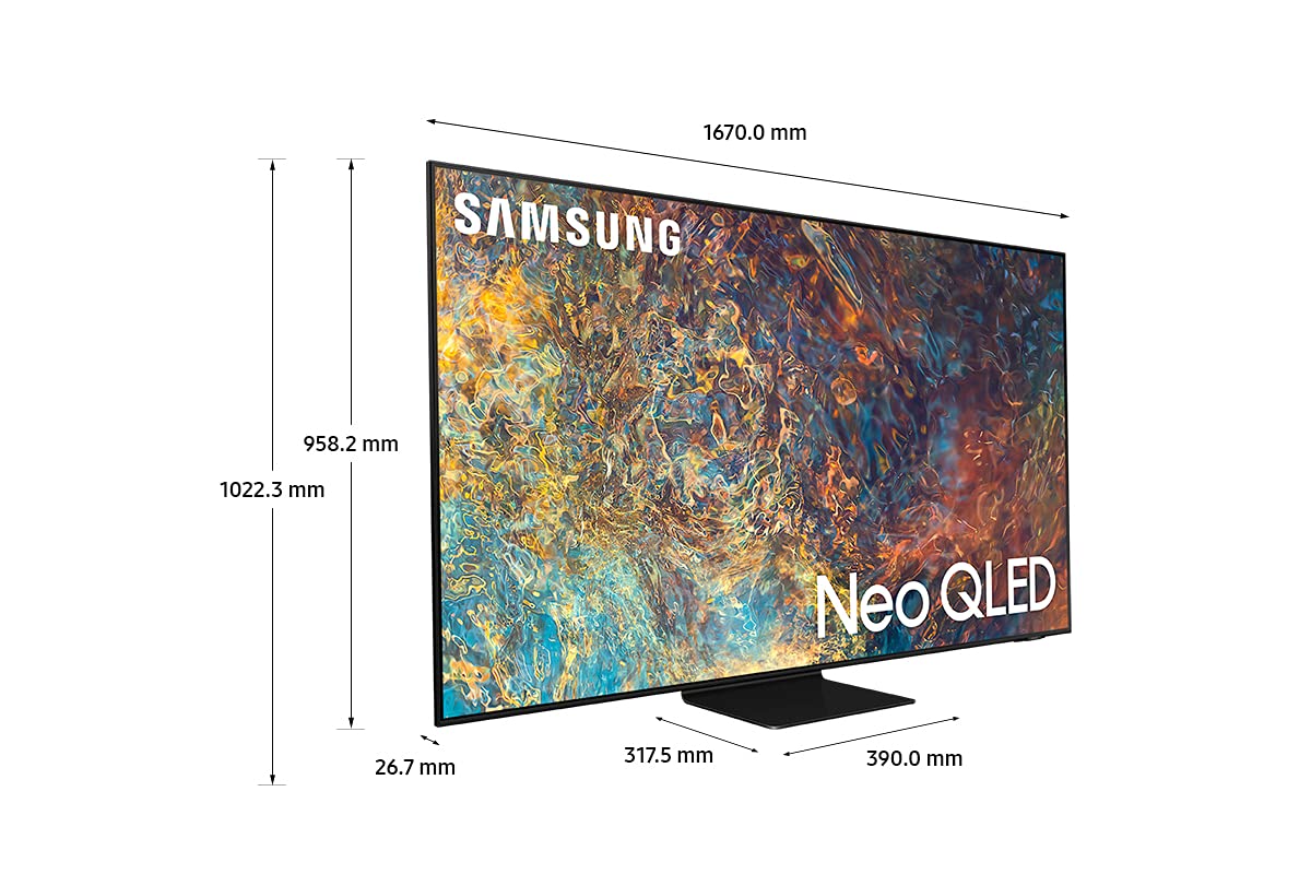 TV 75" SAMSUNG QE75QN90AAT NEO QLED SERIE 9 QN90A 4K ULTRA HD SMART WIFI 4500 PQI USB HDMI (Ricondizionato)