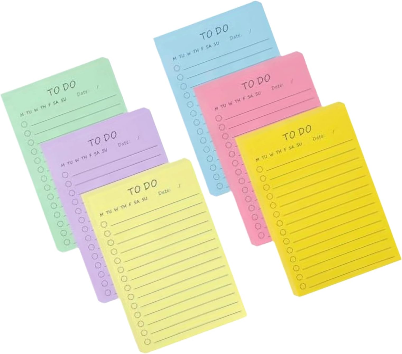 – 300 Sheets Colored Note 15x10cm Colorful Notes Paper Adhesive Pad Pocket Notepads Reminder On Book Calender Fridge Aesthetic For Organization
