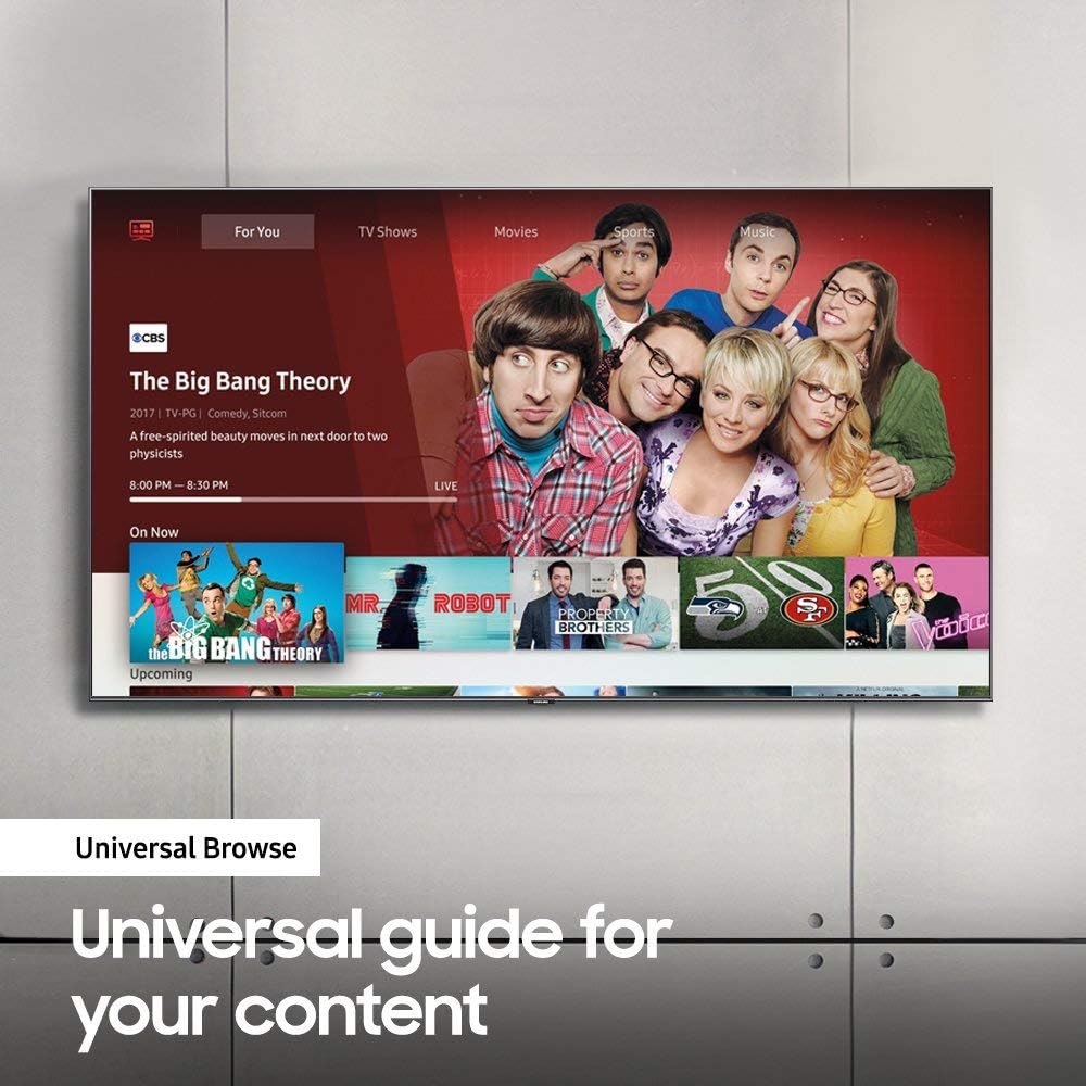 Samsung 40NU7100 Flat 40 ”4K UHD 7 Series Smart TV 2018 (تجدید شده)