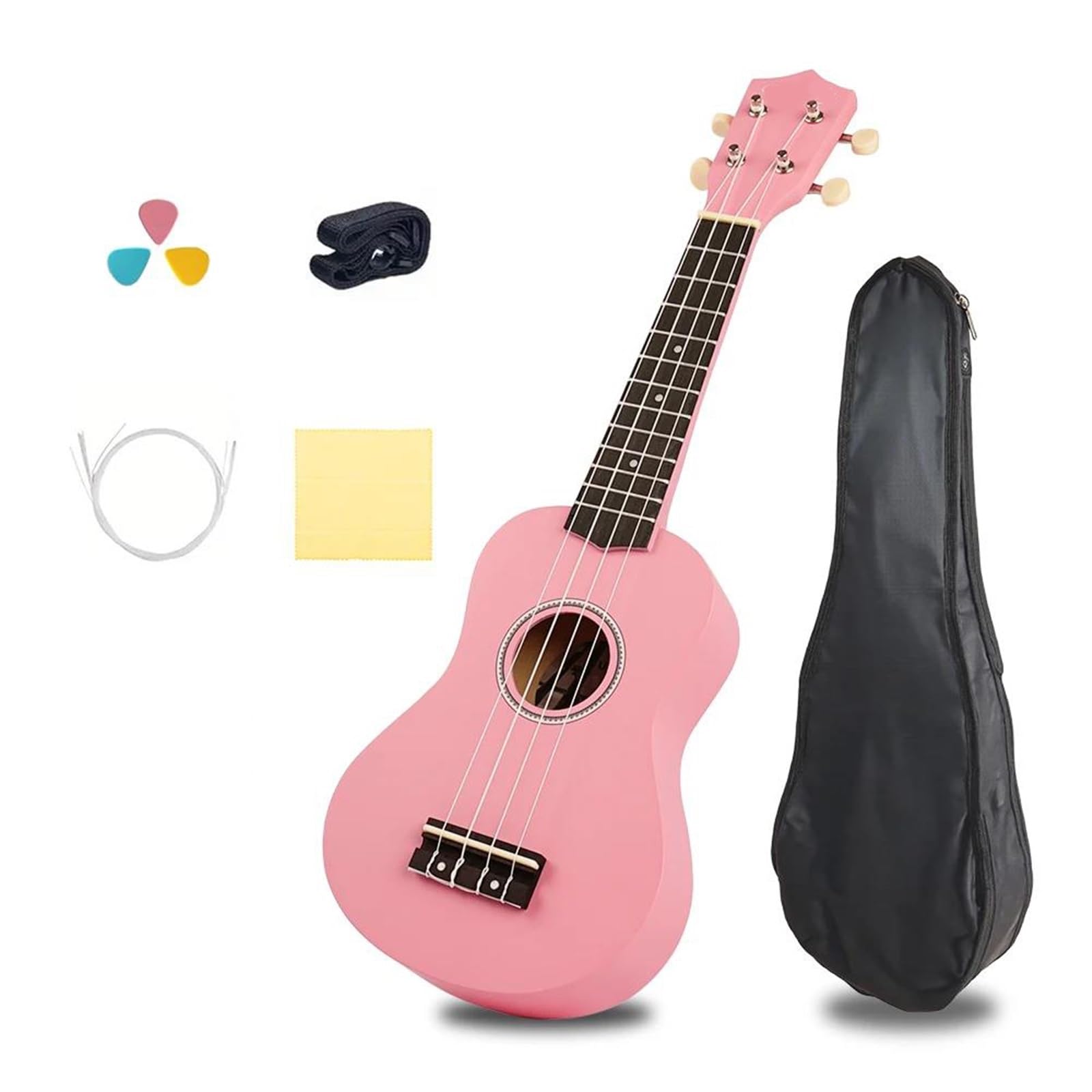 Strumento A Corde Per Ukulele Costruzione In Tiglio Dimensioni 21 Pollici (adatto Per Principianti Adulti) Ukulele