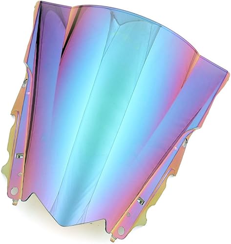 Miniatura 9 de PSLER Parabrisas doble burbuja para YZF R3 R25 2014-2018 2014 2015 2016 2017 2018 (iridio)