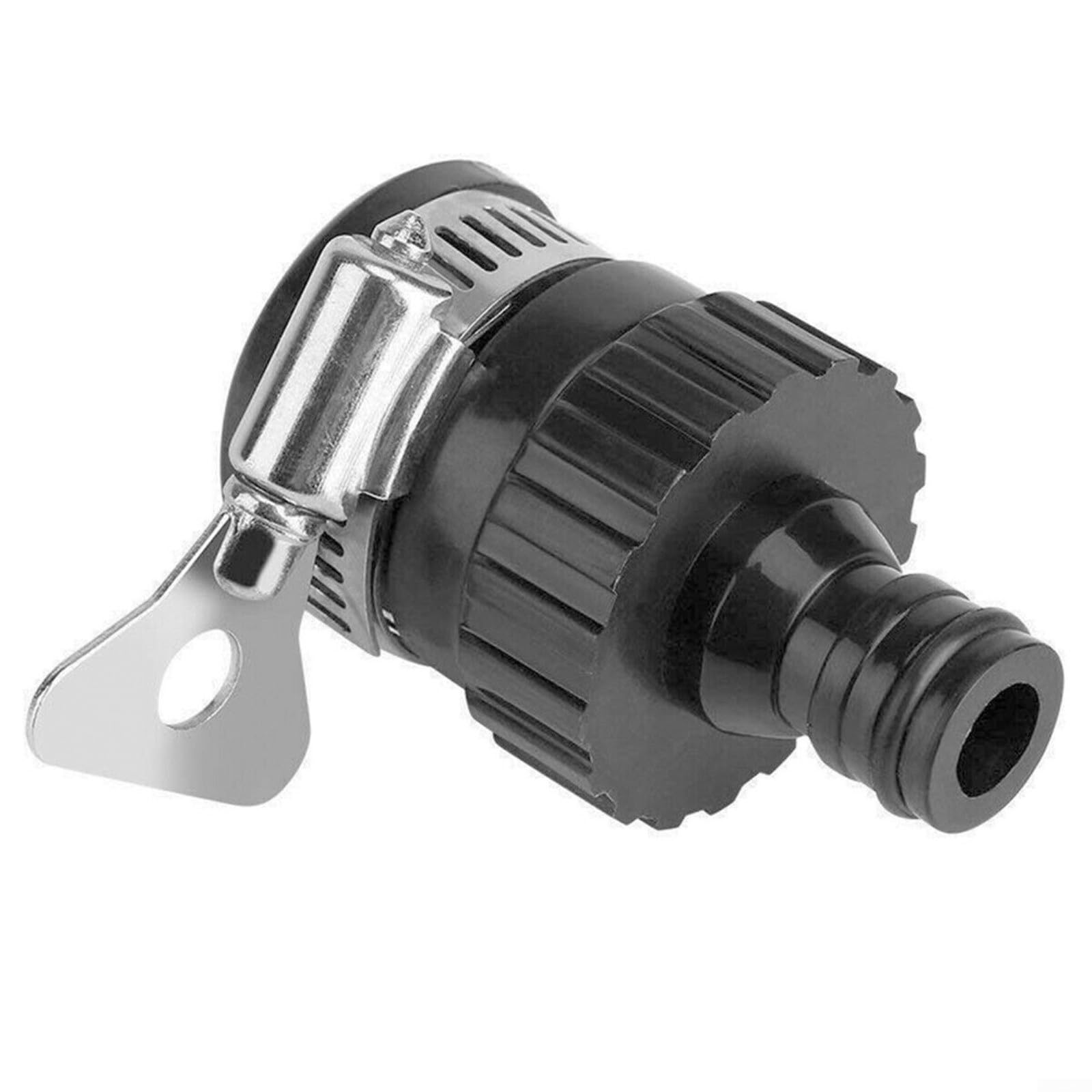 Adaptador de conector de grifo de jardín, para grifos mezcladores de cocina de interior de acero inoxidable y plástico a manguera de jardín de entre 18 y 24 mm