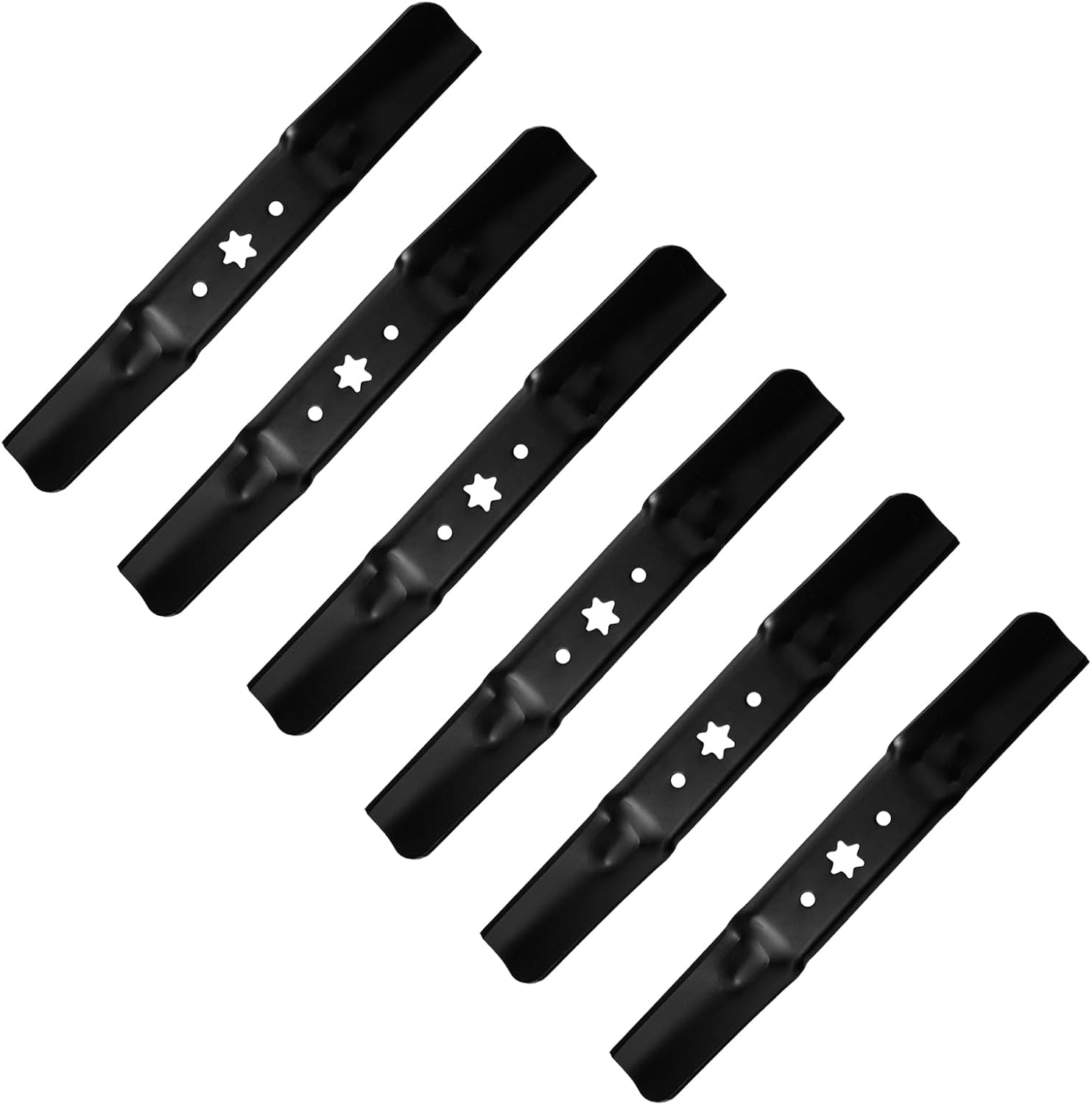 (6 Pack) Replacement Lawn Mower Medium Lift Blades 2-in-1 for Cu b Ca det Troy Bilt MTD 942-05052A 742-05052A - Fits RZT-L50 S50 XT1 GT50 LT50 XT2-50” Deck