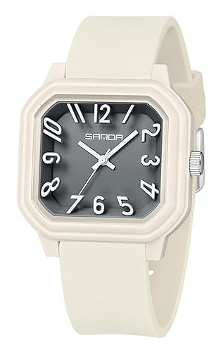 Gosasa Women’s Quartz Watch Big Arabic Numbers Easy to Read