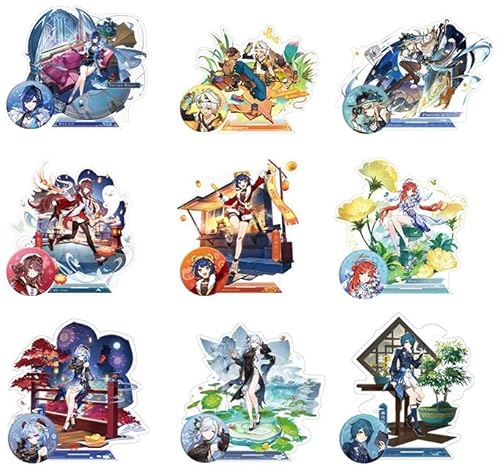 原神 公式グッズ 正規品 テイワットスタイルシリーズ アクリルスタンド (フィッシュル（極夜の真夢）) [並行輸入品] [2]