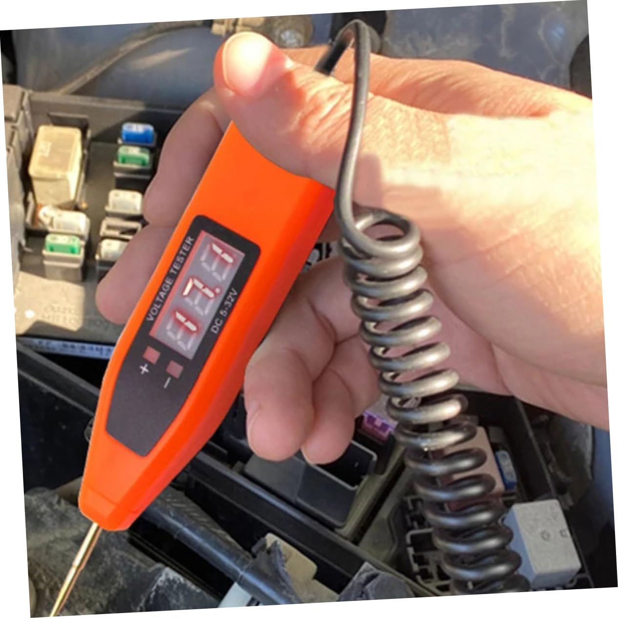 Ciieeo 4 Pièces Stylo de test de tension testeur USB automobile pouvoir numérique fusible voiture outil de test électrique de circuit Fuse Tester Automotive abdos