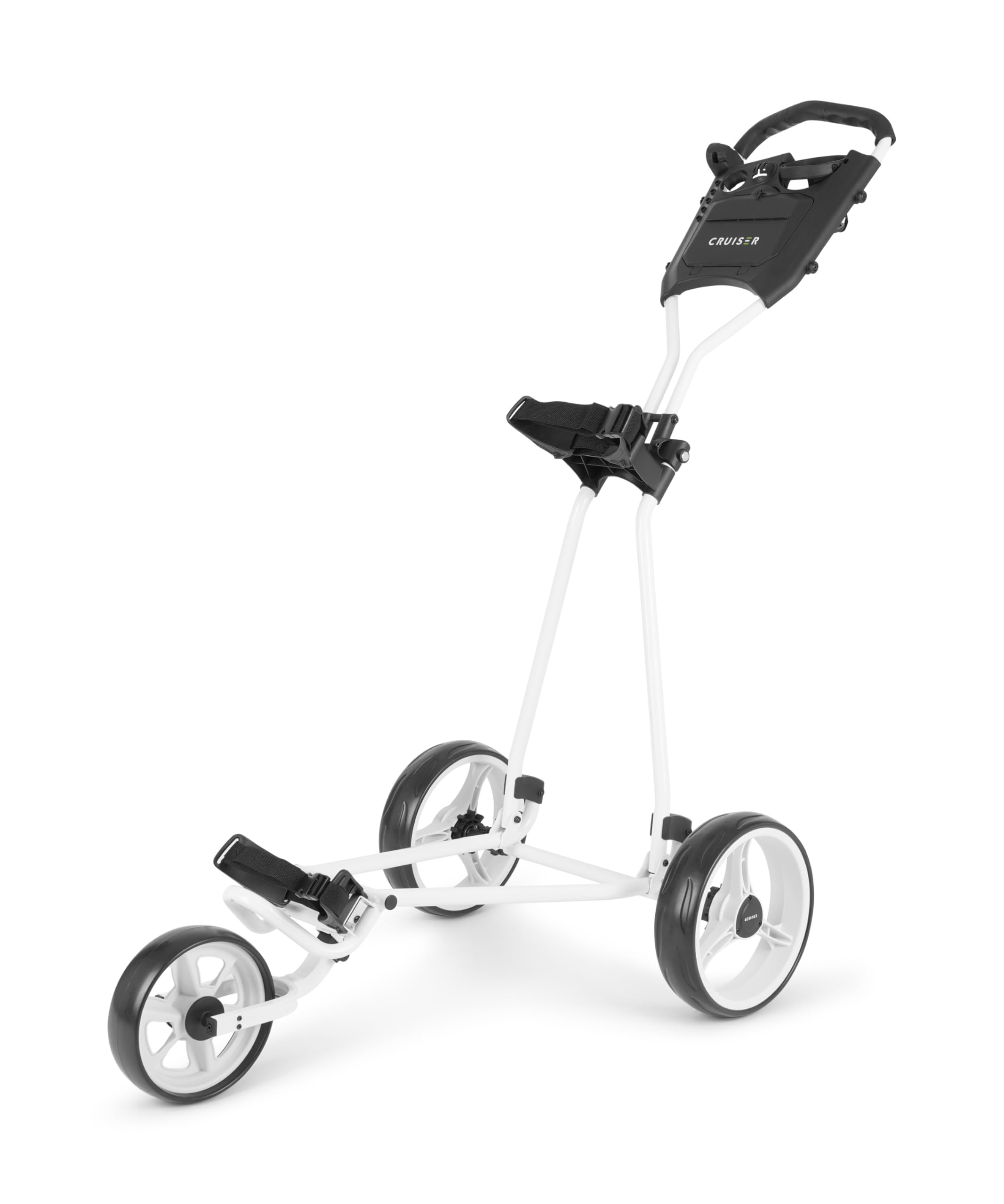 Cruiser Golf CR-4 Deluxe 3 Wheel Trolley (White)