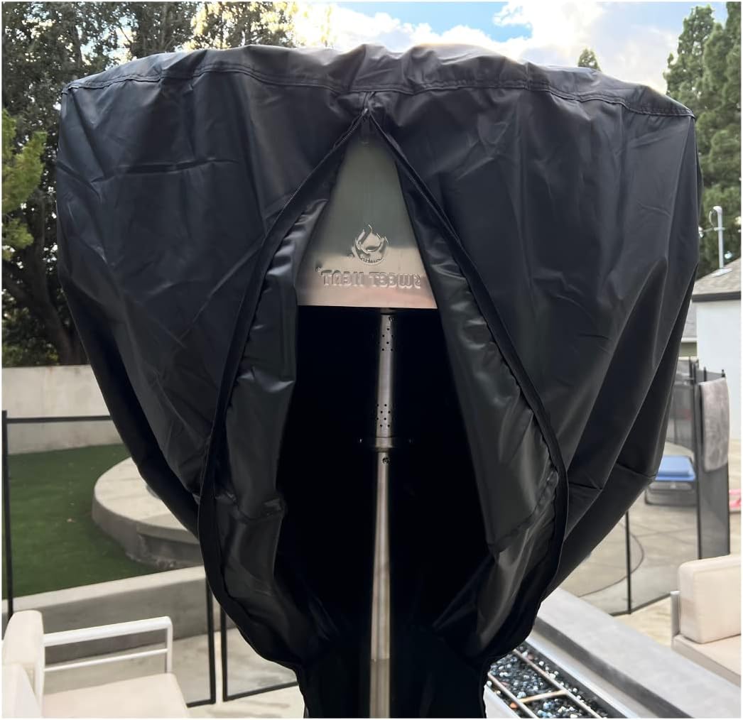 Sweet Heat Patio Heater Cover - Black: The First and Only Patio Heater Cover Designed to Work with Any Heat Reflector…